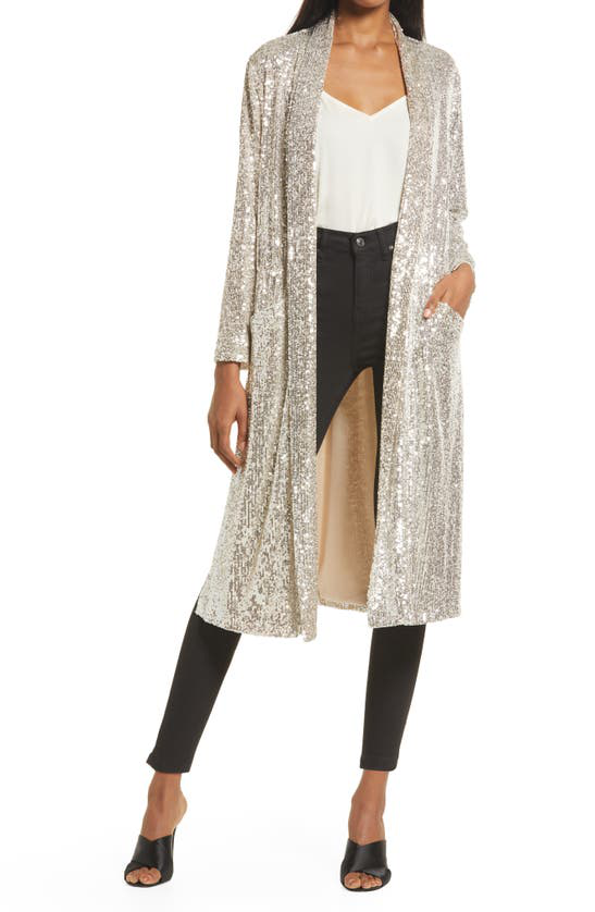 The Show Stopper Sequin Duster- Bb Dakota XSmall