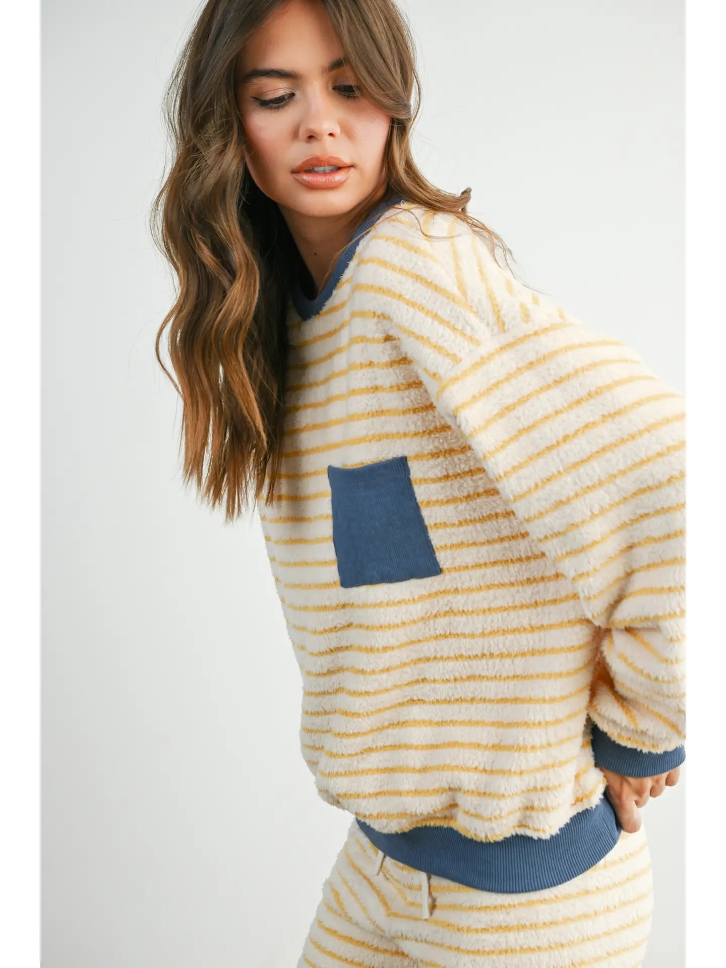 Butter Soft Stripe Crewneck