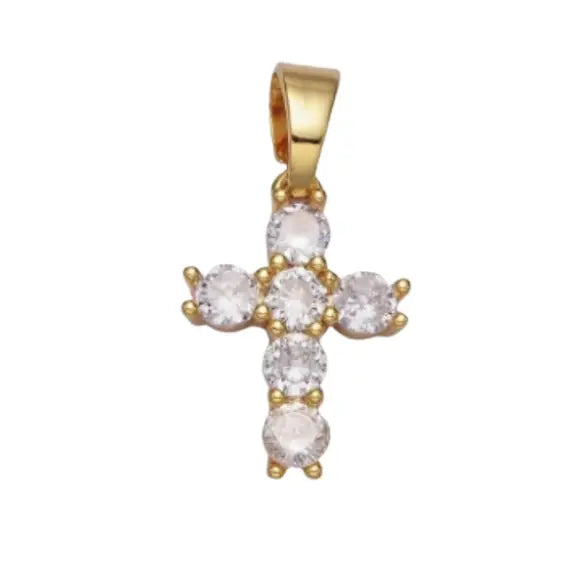 Cross Charm with Glitz