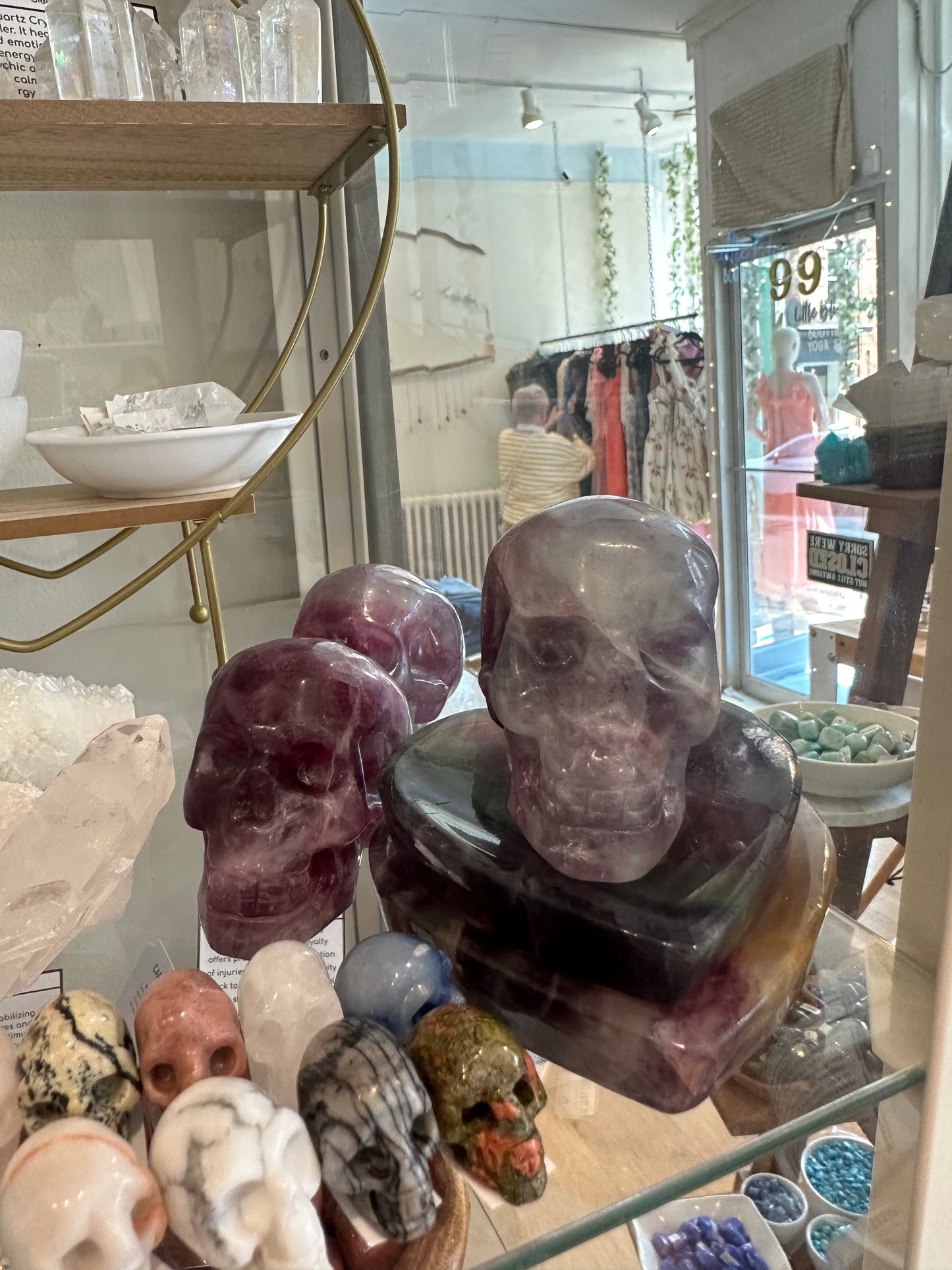 Fluorite Skull