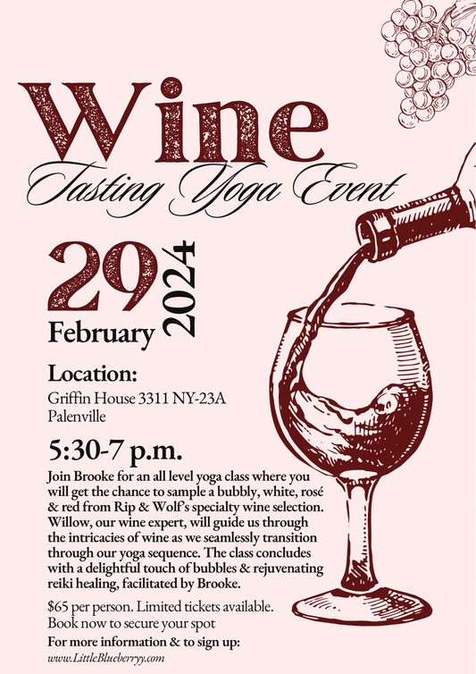 Wine Tasting Yoga Event