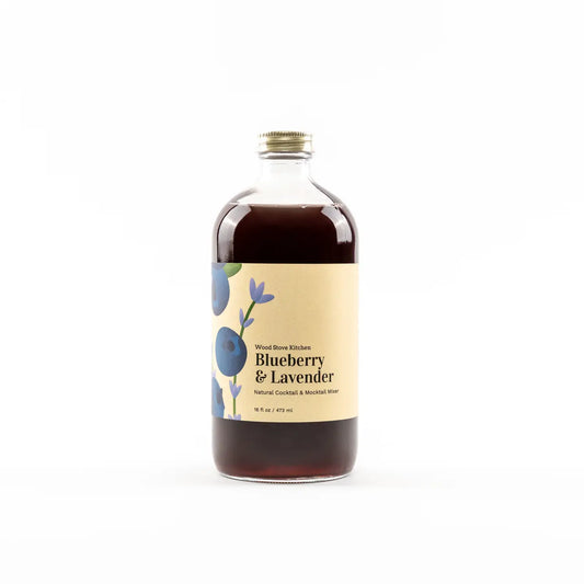 Blueberry and Lavender Cocktail Mixer and Mocktail Mixer