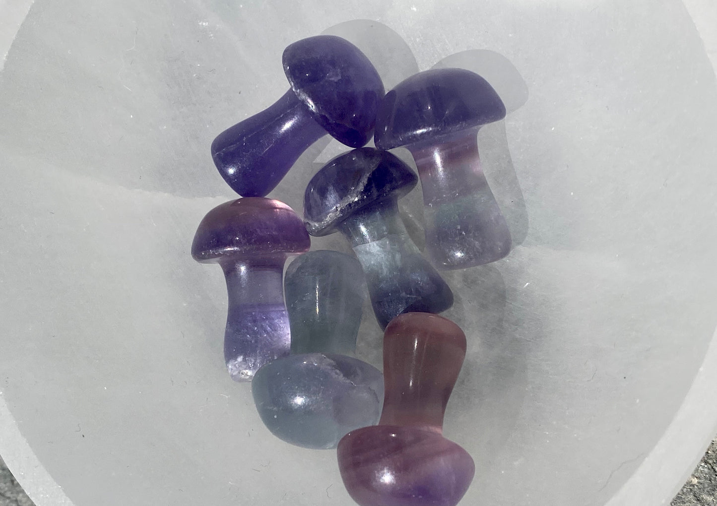 Fluorite Mushroom Crystals