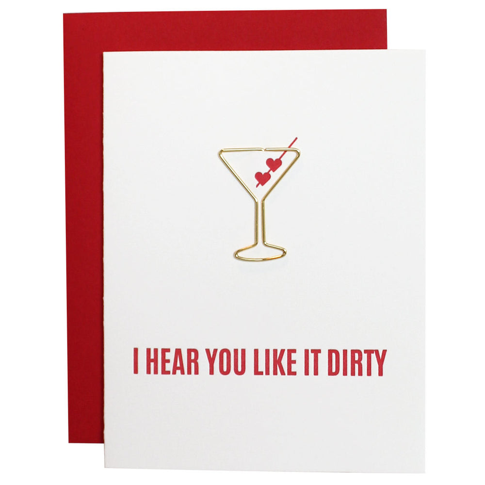 I HEAR YOU LIKE IT DIRTY Paperclip Card