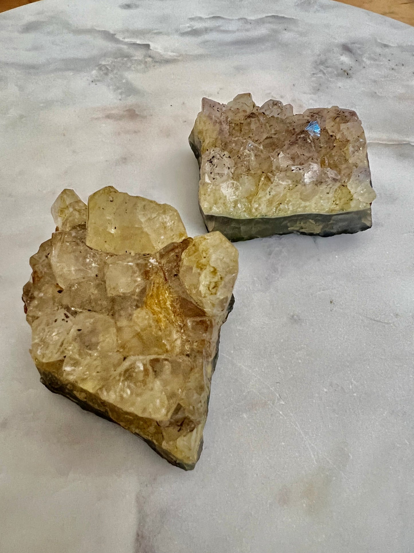 Dyed Raw Quartz Crystal Cluster