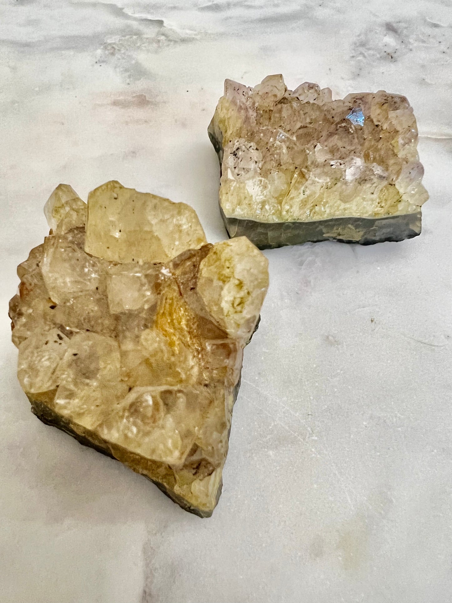 Dyed Raw Quartz Crystal Cluster