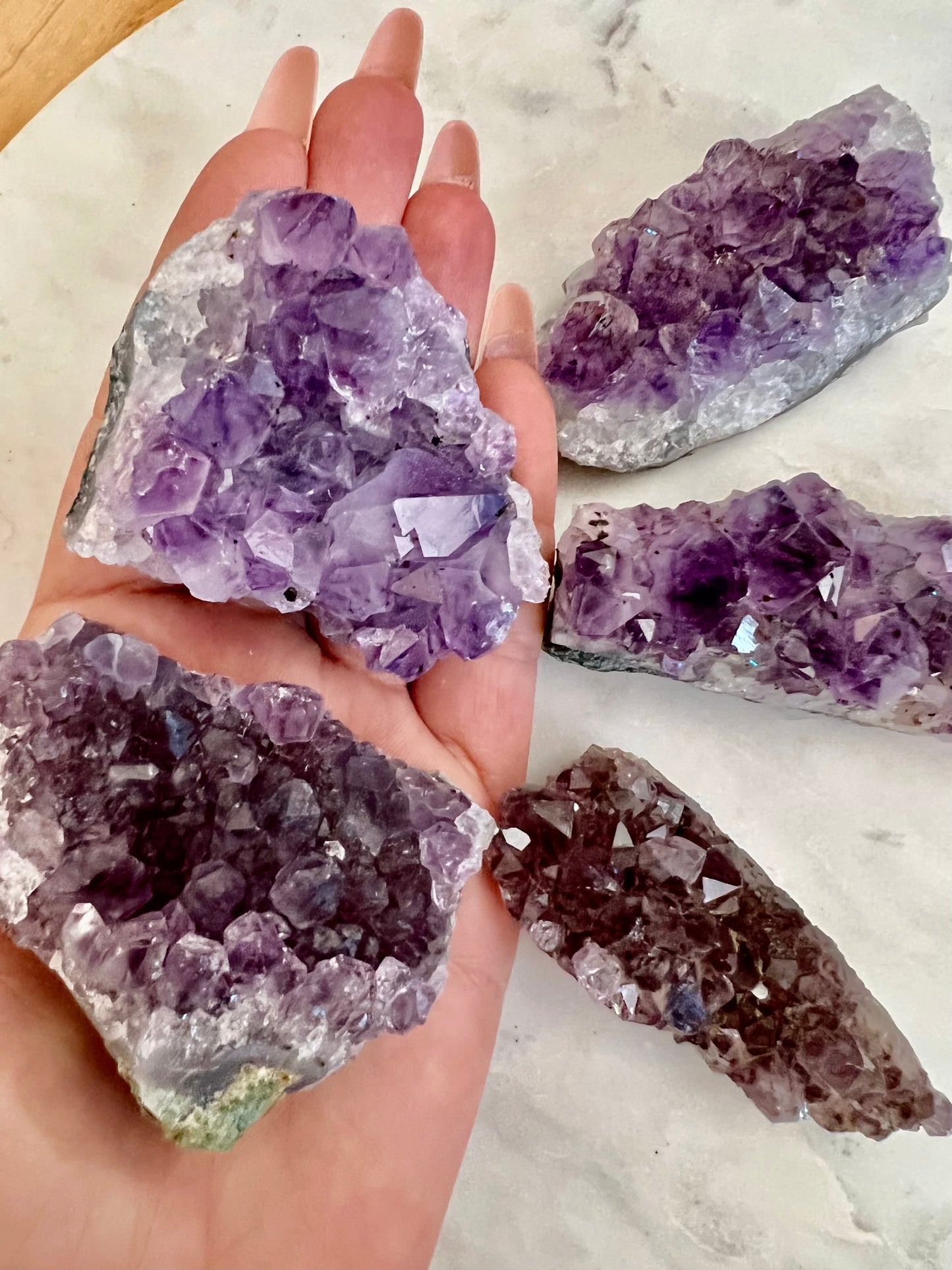 Medium Raw Amethyst Clusters