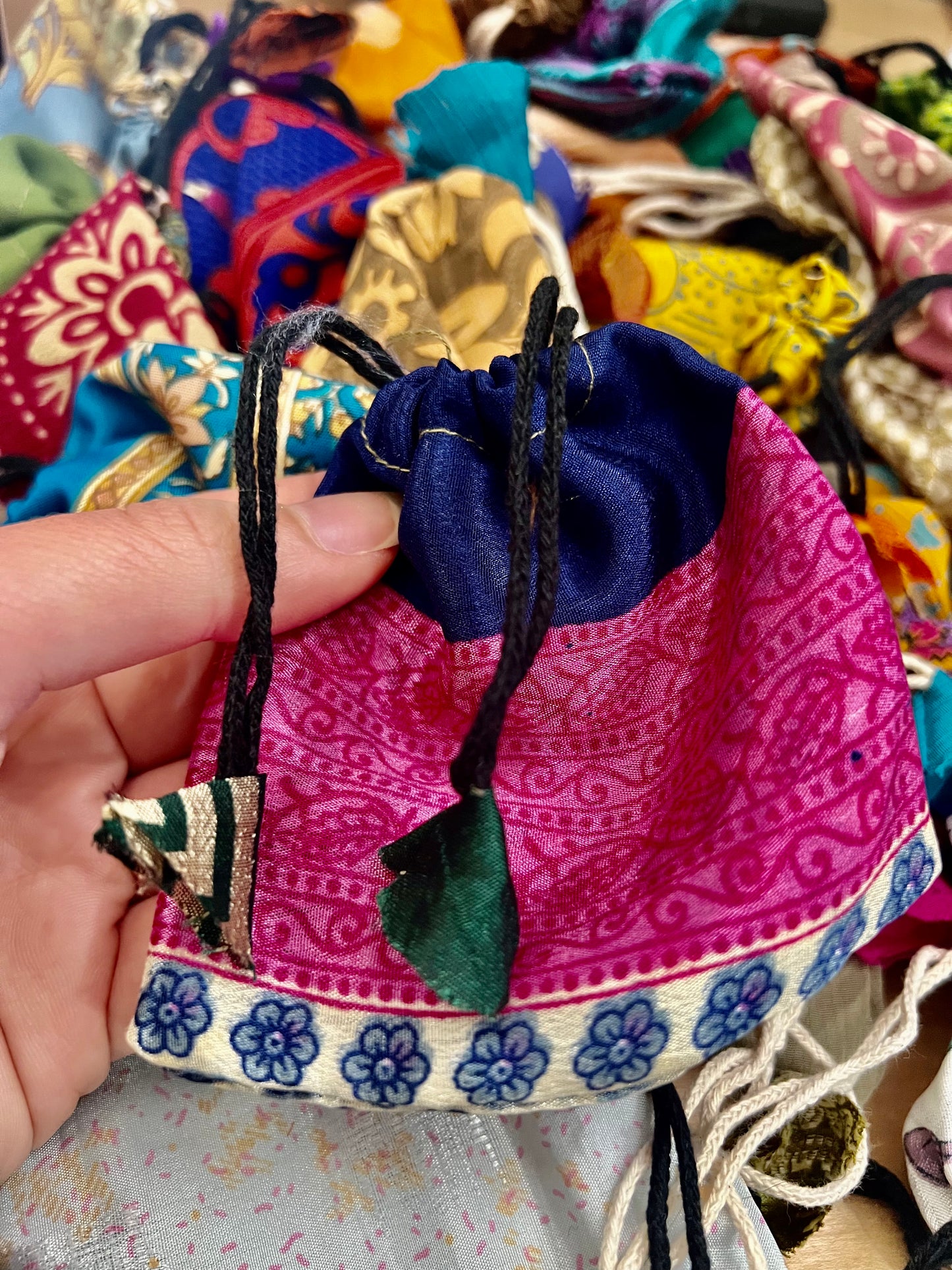 Sari Silk Bags
