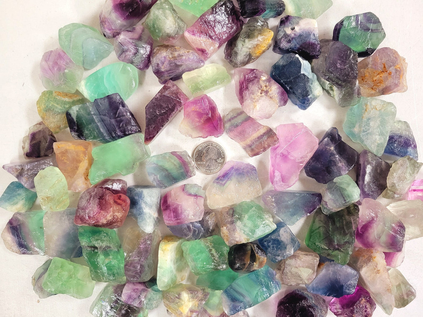 Raw Fluorite Crystals