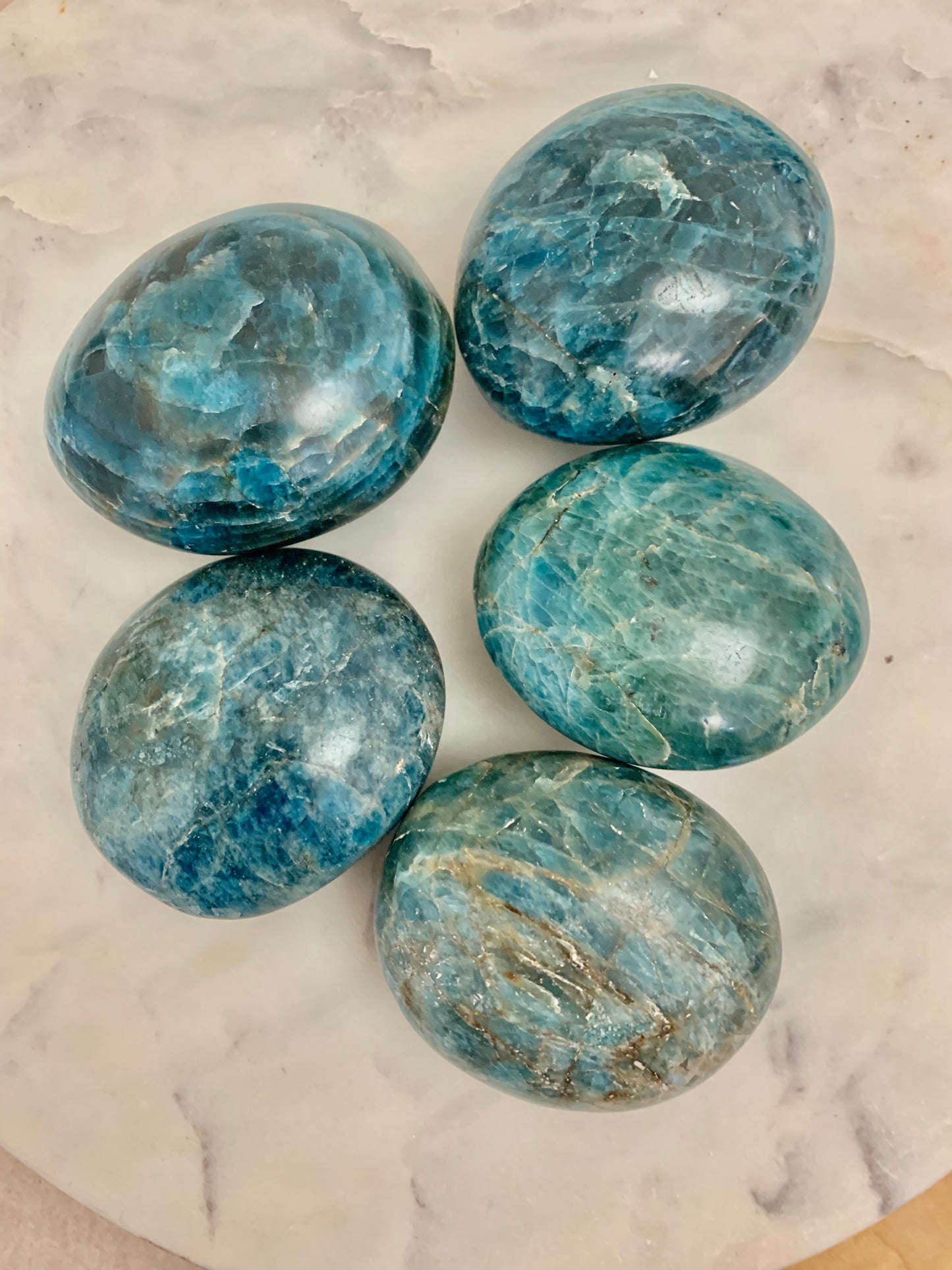 Apatite Palm Stone