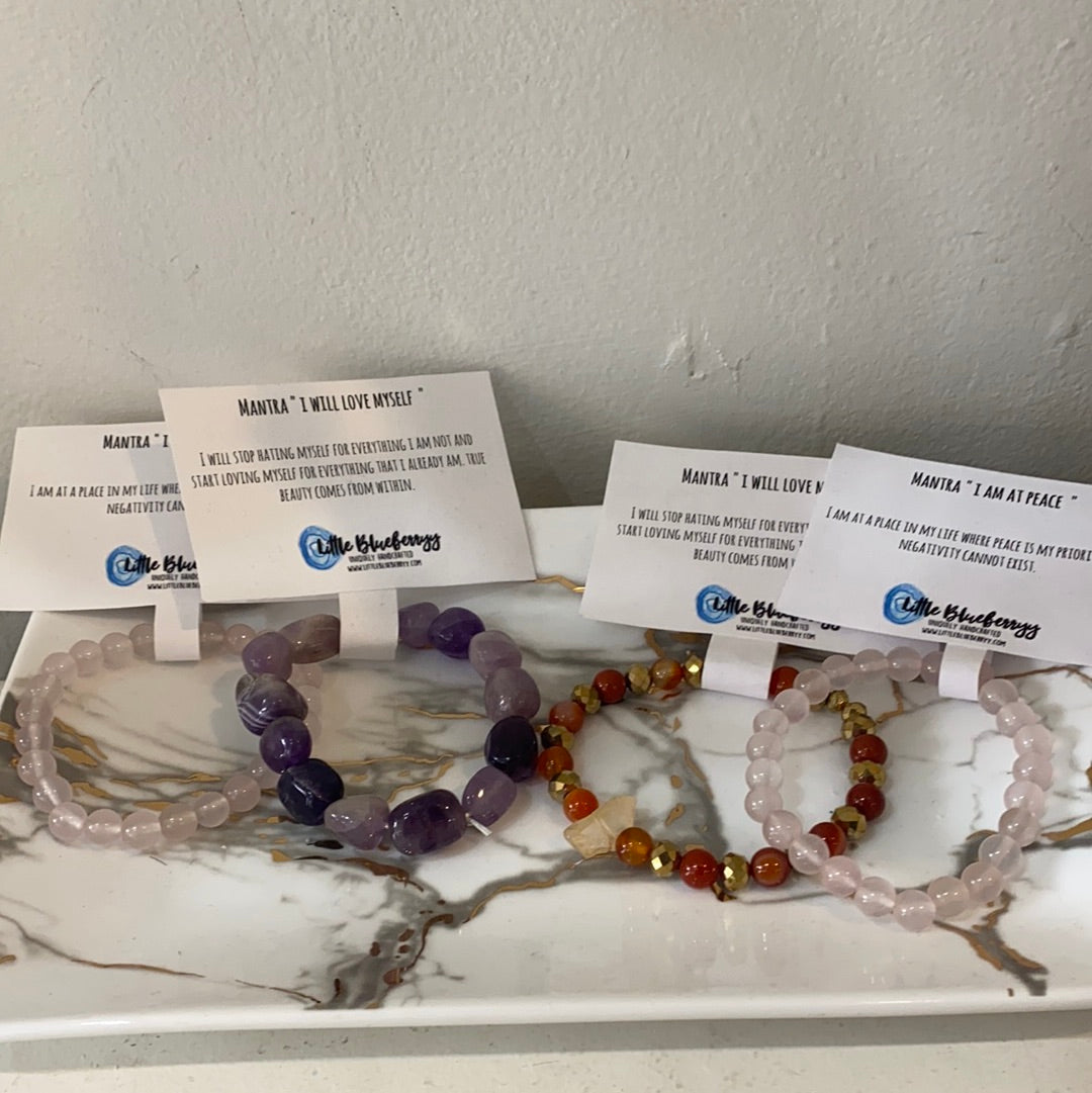 Crystal Mantra Bracelet