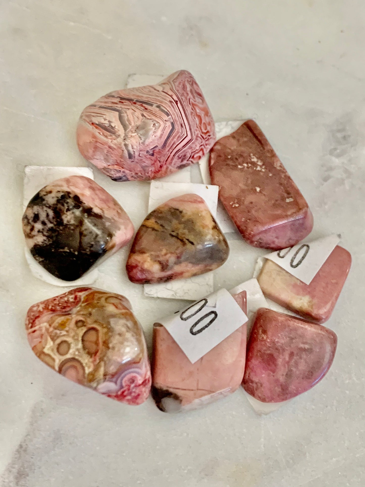 Small Rhodonite Crystals