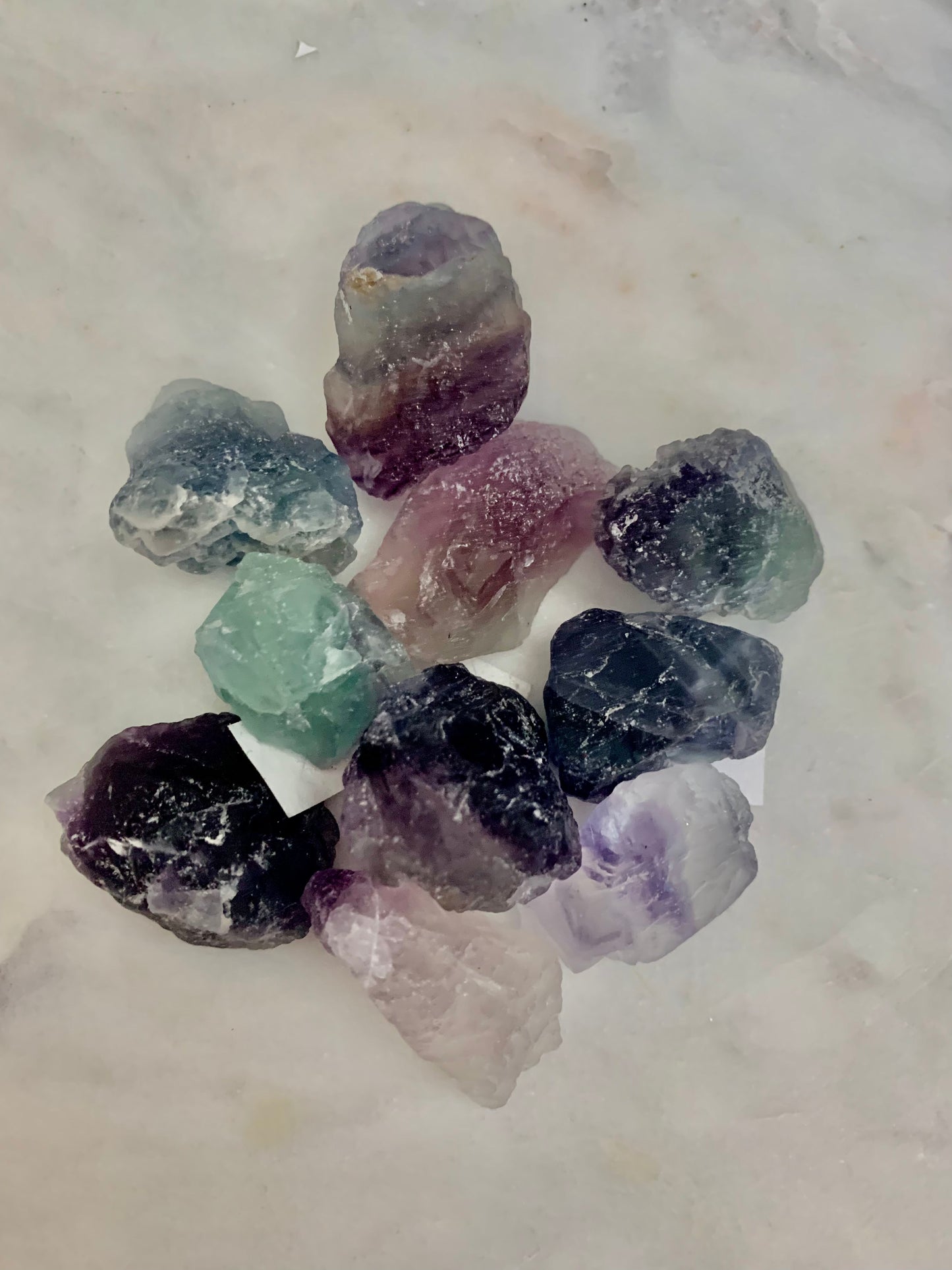 Raw Fluorite Crystals