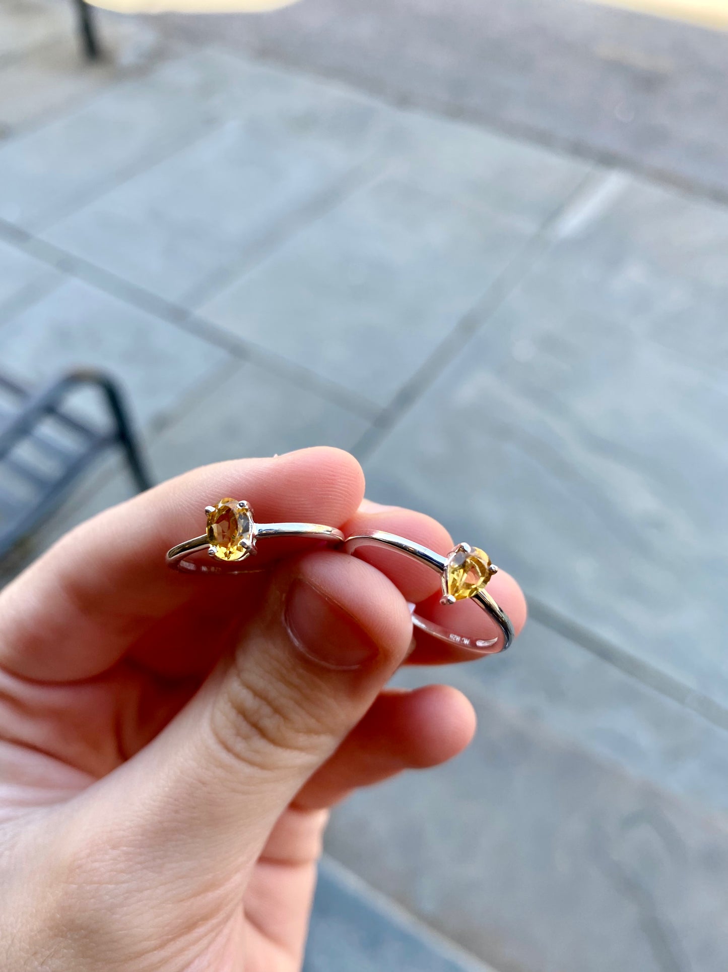 Citrine Rings