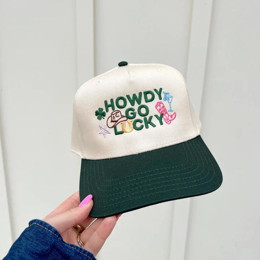 Howdy Go Lucky Embroidered Hat