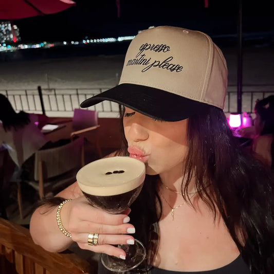 Espresso Martini Please -Embroidered Trucker