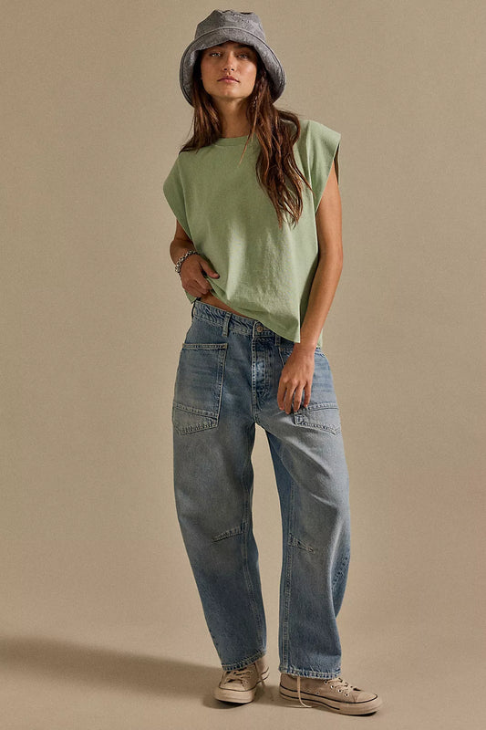 Minimalist Moxie Barrel Jeans