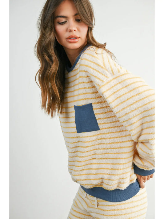 Butter Soft Stripe Crewneck