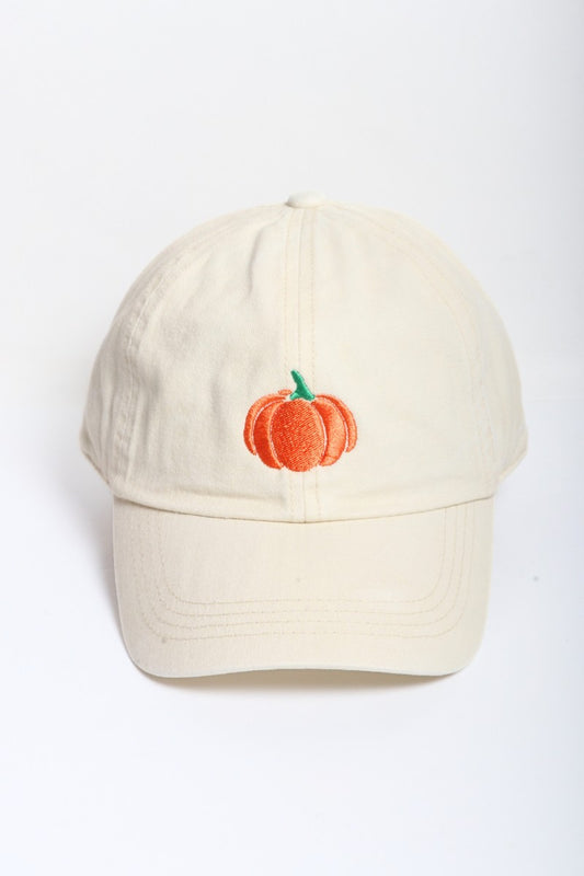 Pumpkin Embroidery Hat