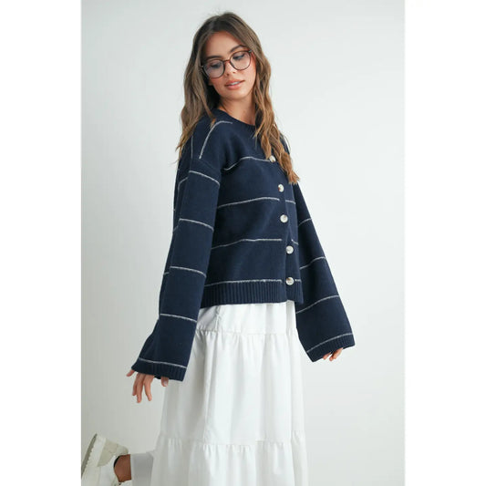 Fall Day Stripe Cardi
