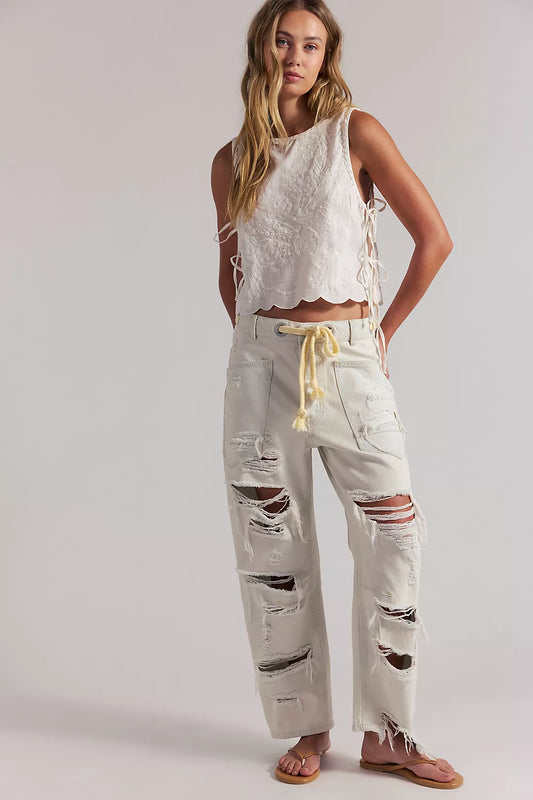We The Free Moxie Pull-On Barrel Jeans