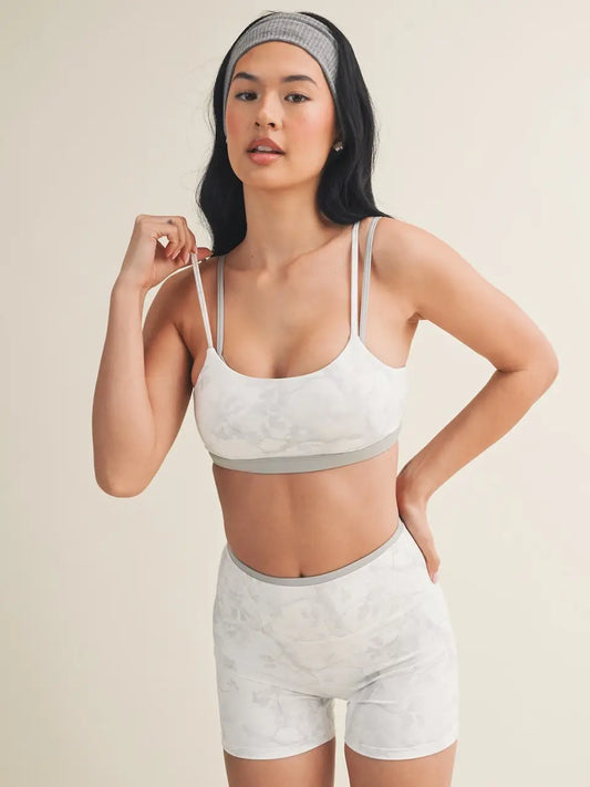 Camo Doubled Layered Sports Bra