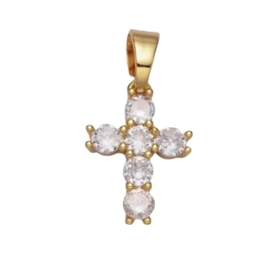 Cross Charm with Glitz
