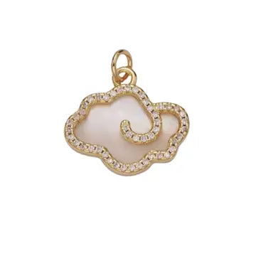 Pearl Cloud  Charm