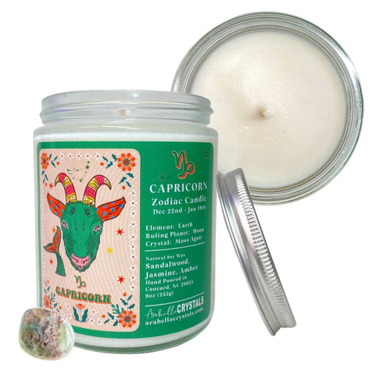 Capricorn Zodiac Jar Candle
