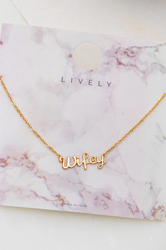 Wifey Necklace