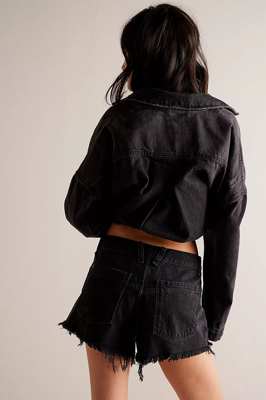 Now Or Never Denim Shorts