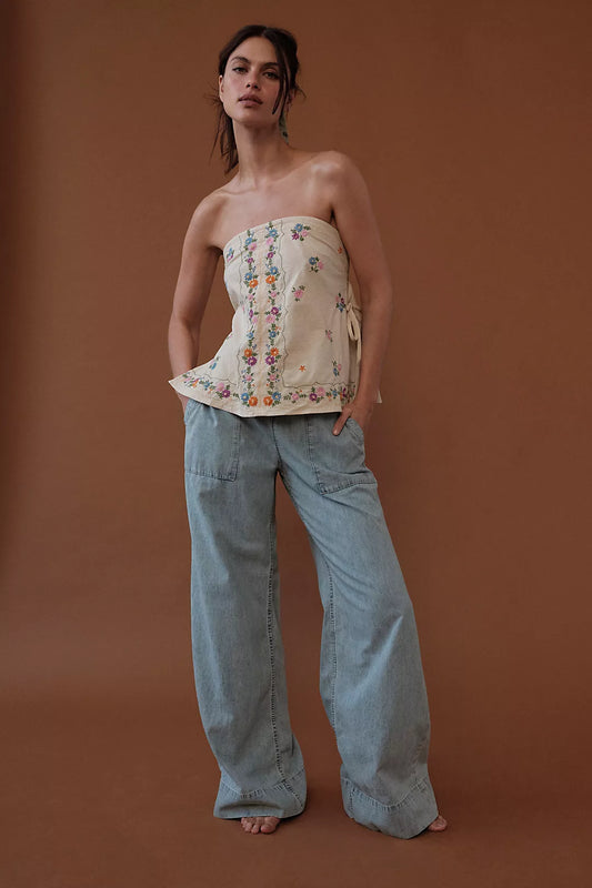 Breezy Denim Pull On