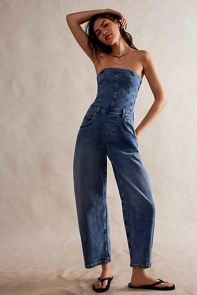 Je Suis Pret Barrel Jumpsuit