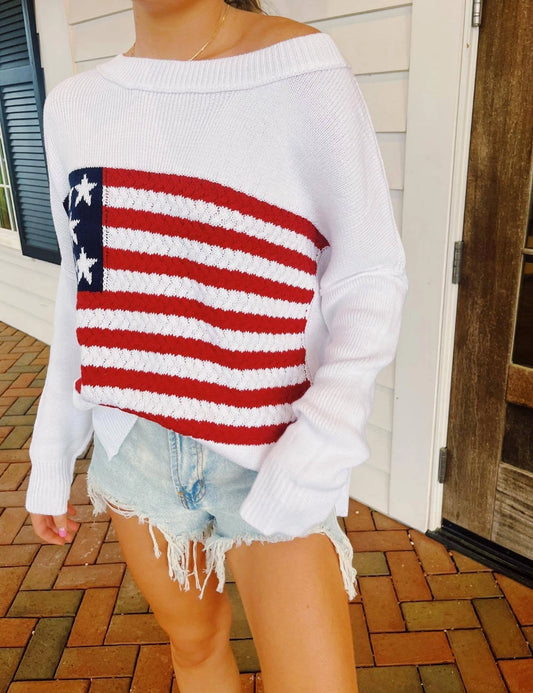 America Pullover Sweater