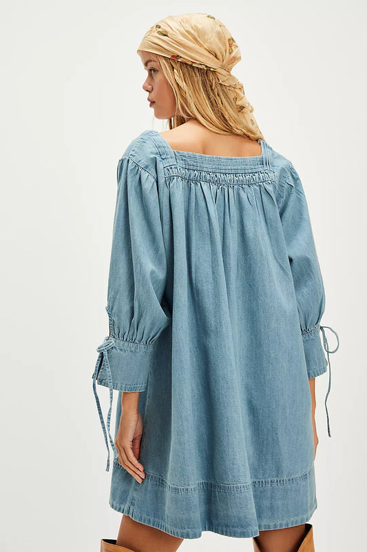 Sonora Denim Mini Dress