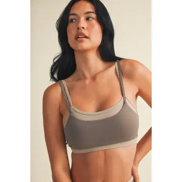 Doubled Layered Sports Bra