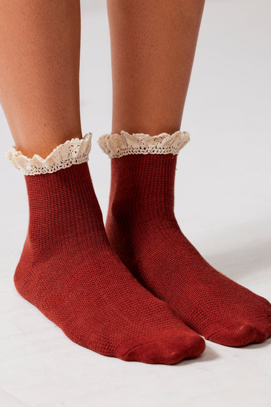 Beloved Waffle Knit Socks