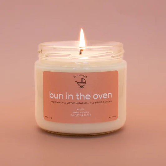 Bun In The Oven Candle