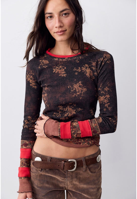 Easy Does It Printed Top