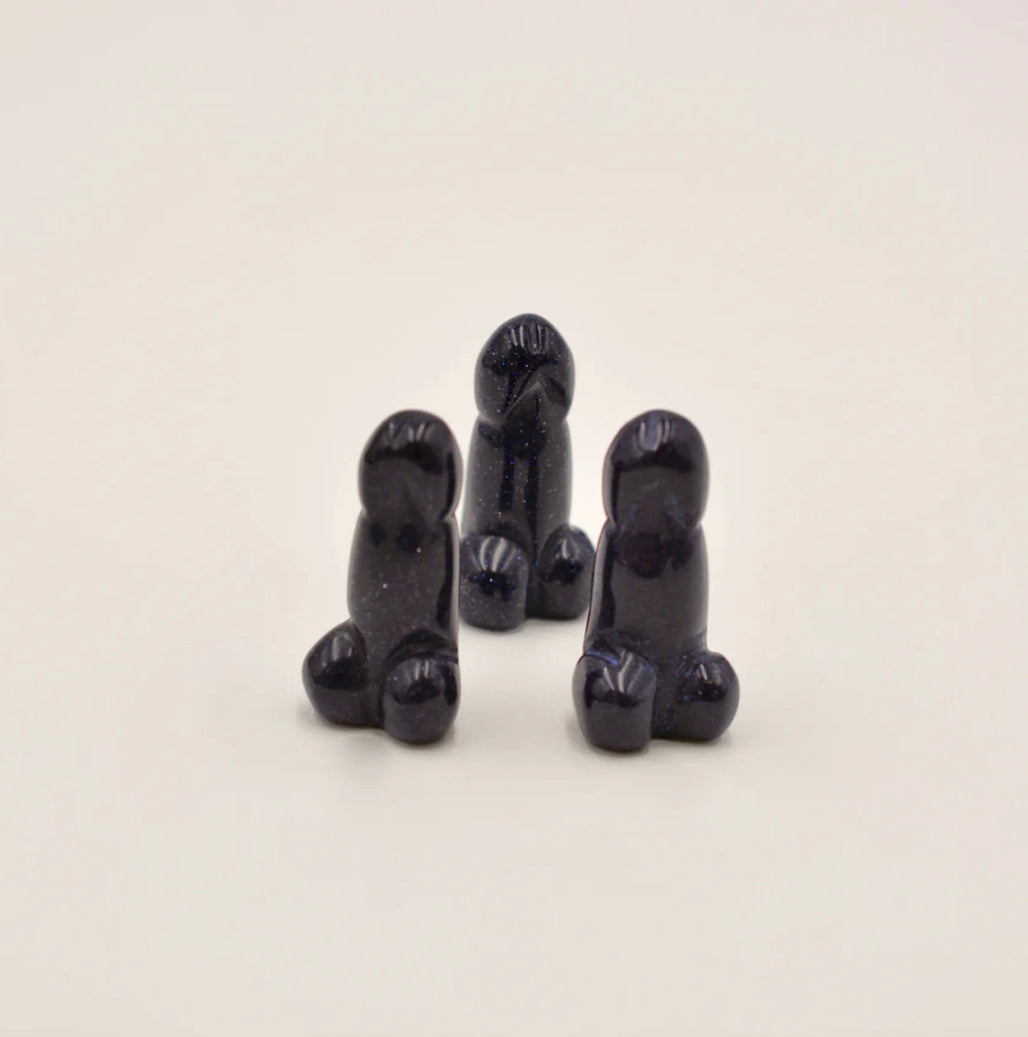 Black Obsidian Crystal Penis