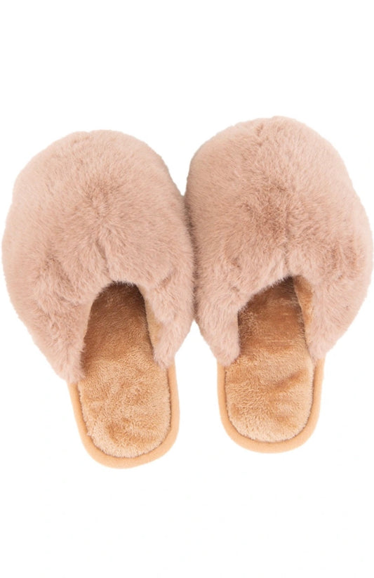 Faux Fur Slippers