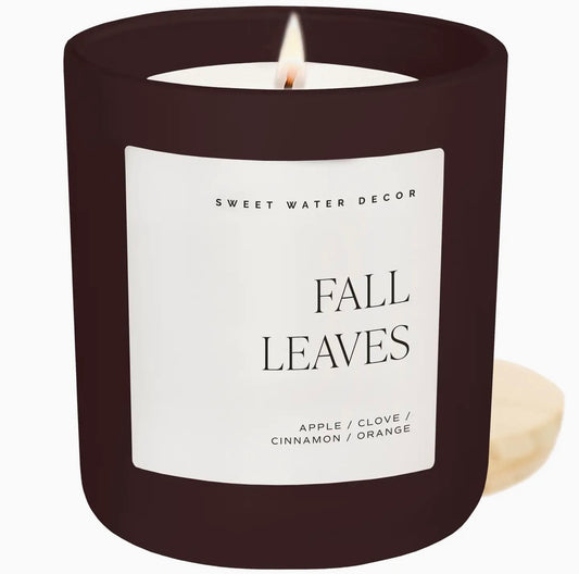 Fall Leaves Candle