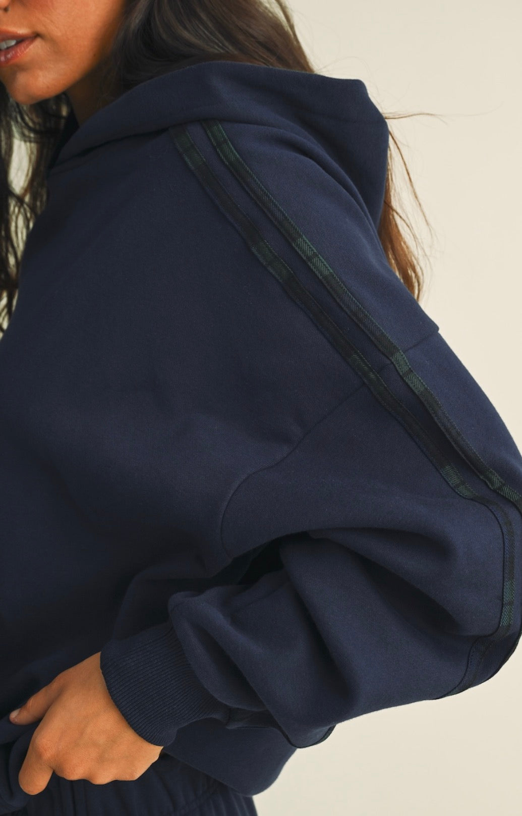 Plaid Boyfriend Hoodie