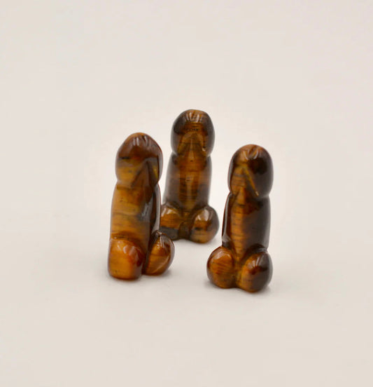 Tigers Eye Crystal Penis