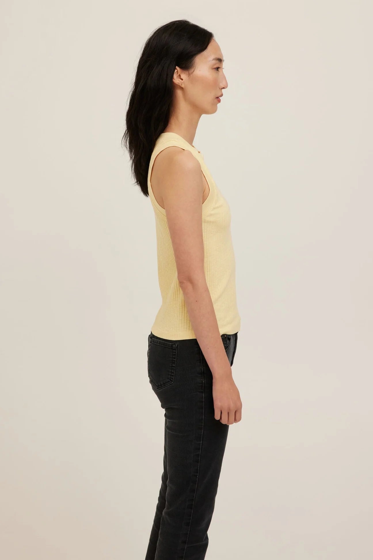 Player racerback rib tank