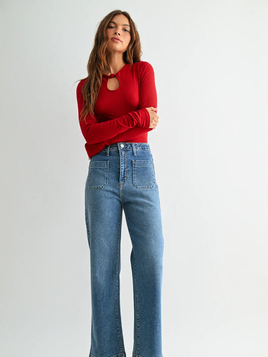 Autumn Patch Pocket Jean
