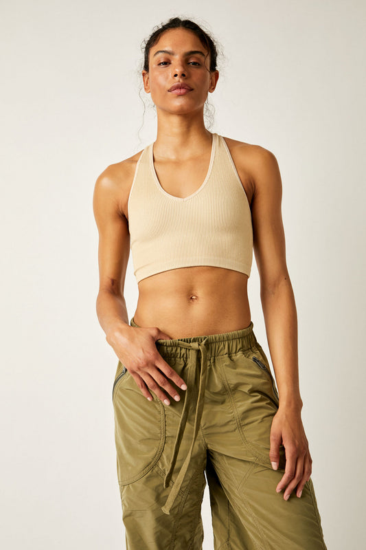 Lurex Free Throw Crop