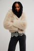 Louder Please Hooded Fur Coat