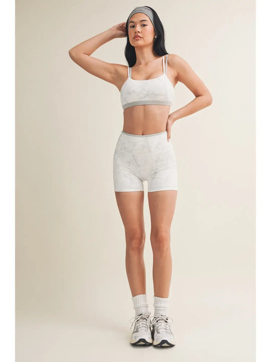 Camo Doubled Layered Sports Bra