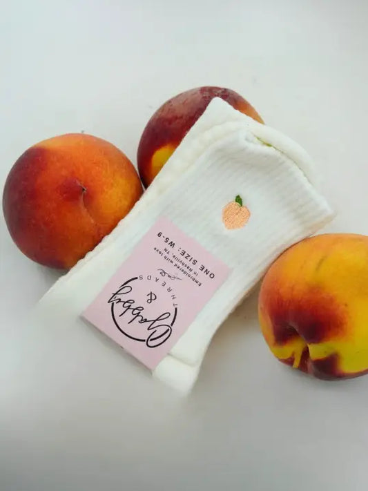 Peach Grip Socks